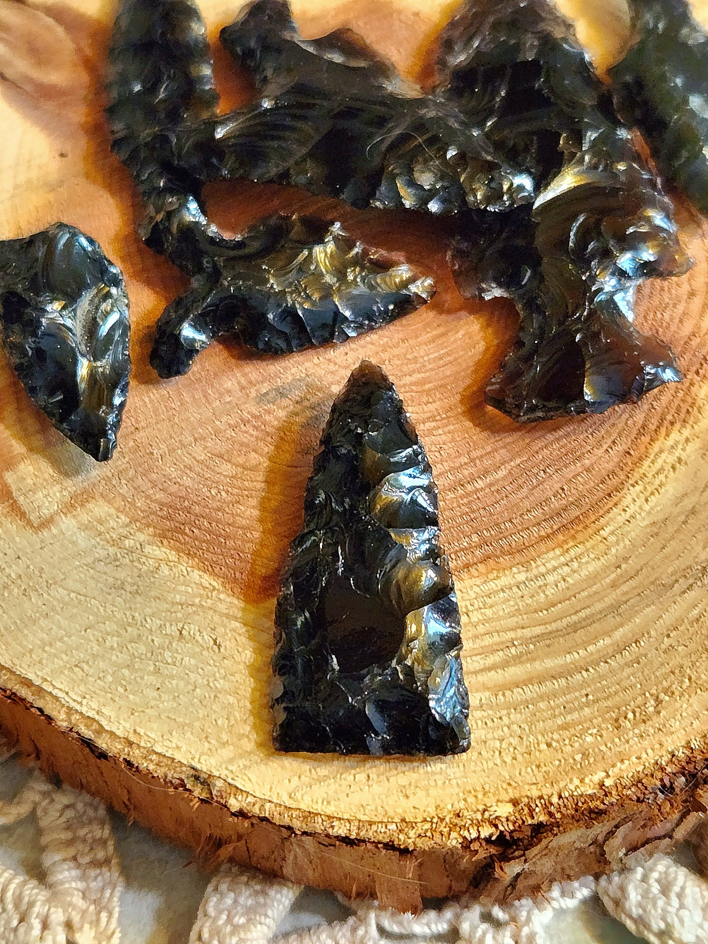 Obsidian arrow head