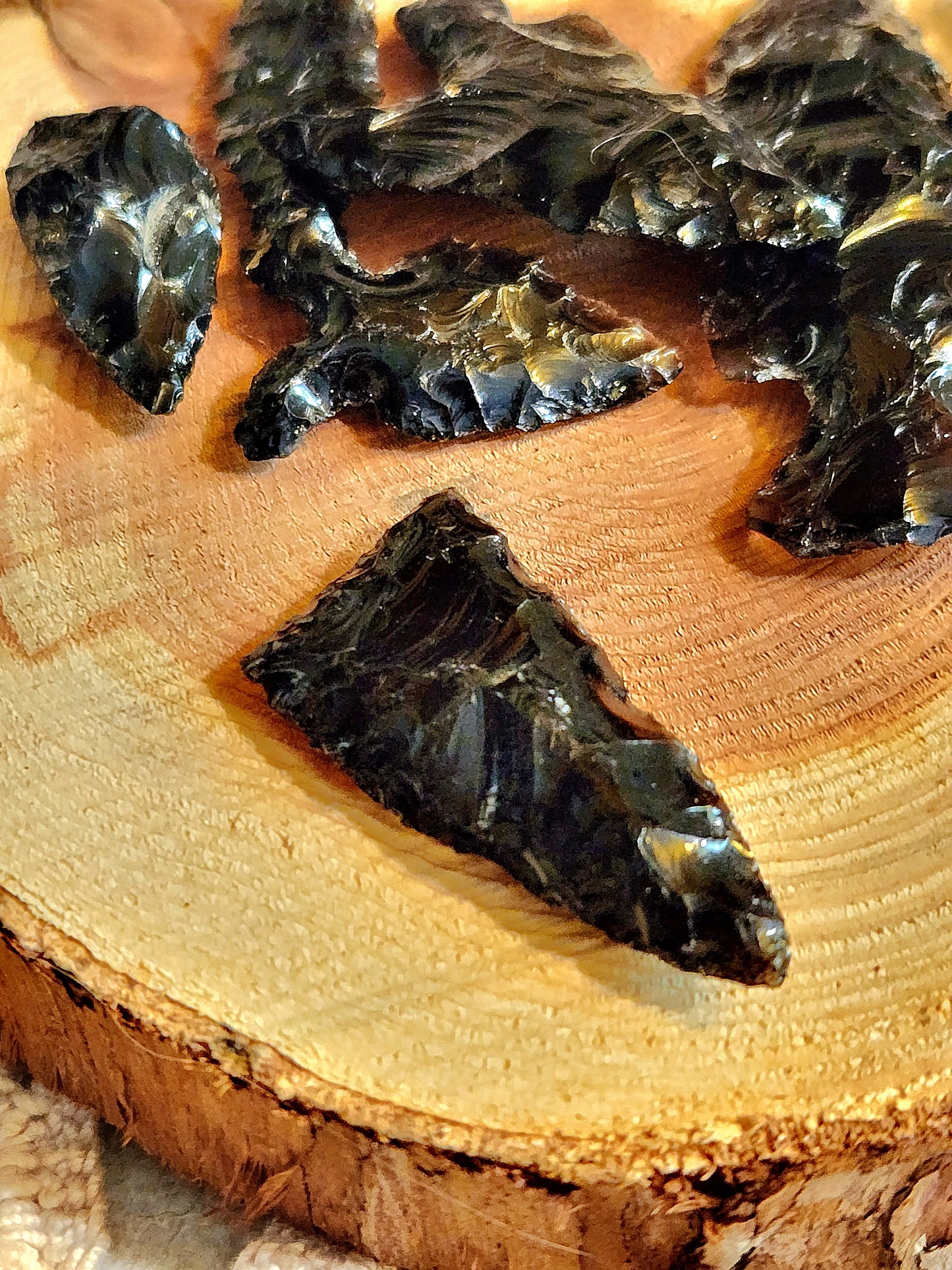 Obsidian arrow head