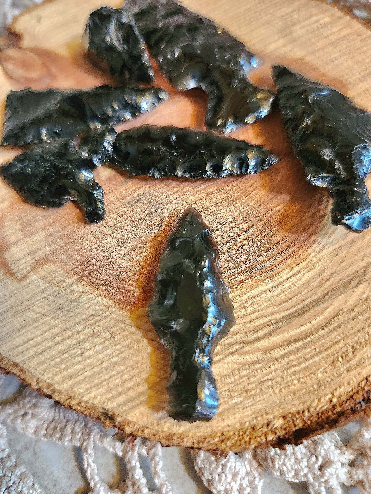 Obsidian arrow head
