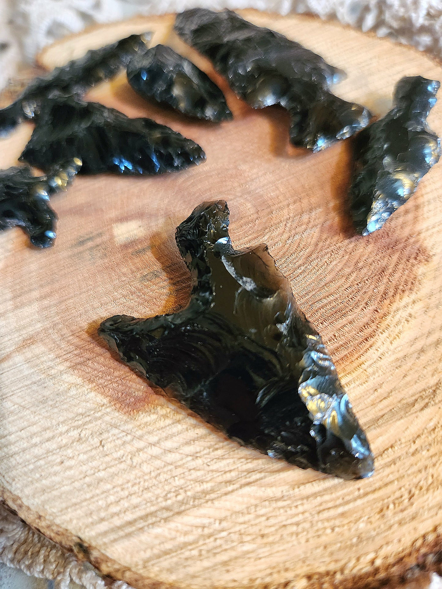 Obisian arrow head