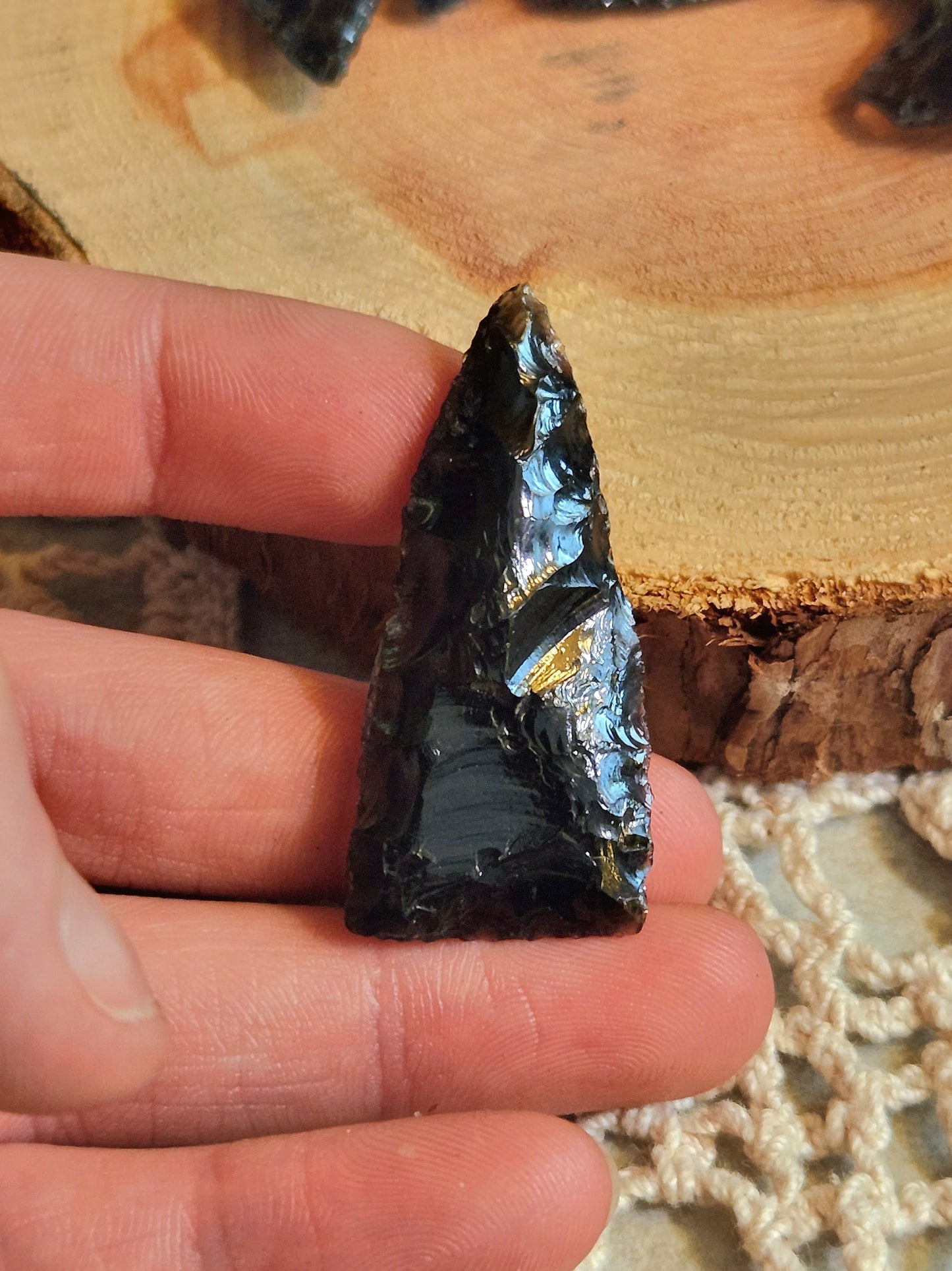 Obsidian arrow head