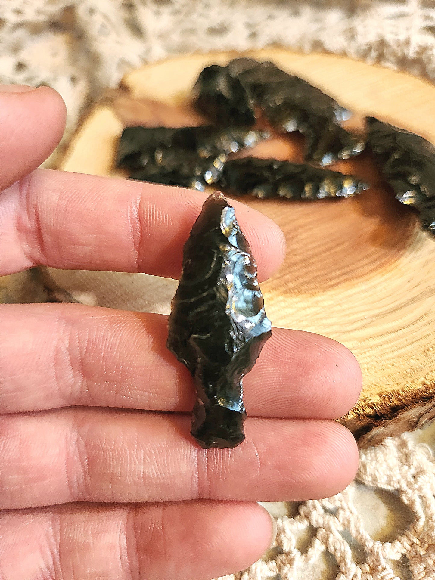 Obsidian arrow head